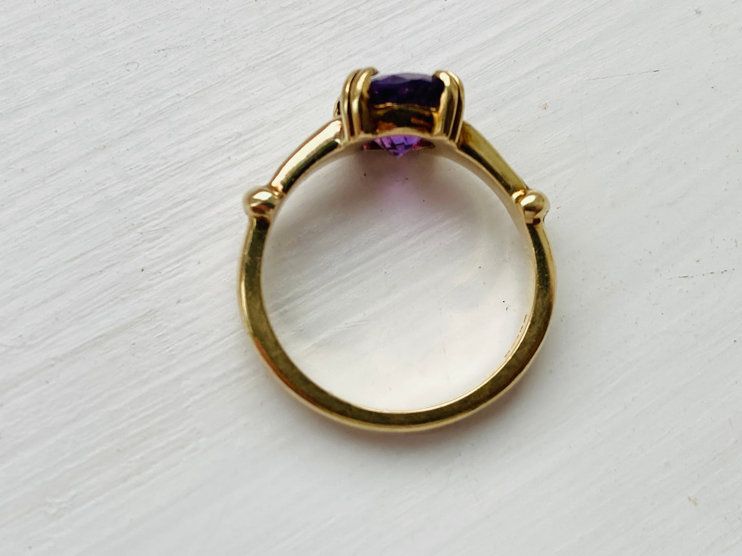 9ct Gold Amethyst Ring