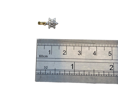 10ct Gold Diamond Pendant
