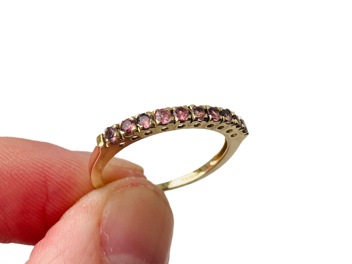 9ct Gold Pink Tourmaline Ring