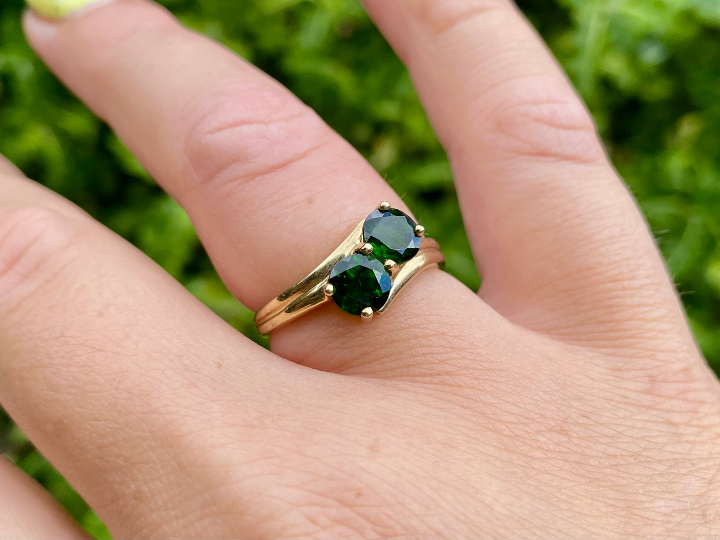 9ct Gold Diopside Ring