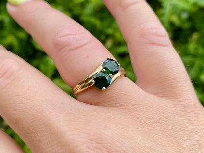 9ct Gold Diopside Ring
