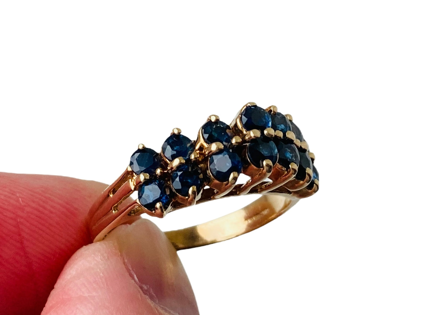 Vintage 9ct Gold Sapphire Ring