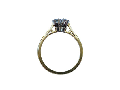 Vintage 18ct Gold Toi Et Moi Diamond Ring