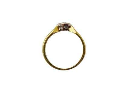 Vintage 18ct Gold Diamond Solitaire Ring