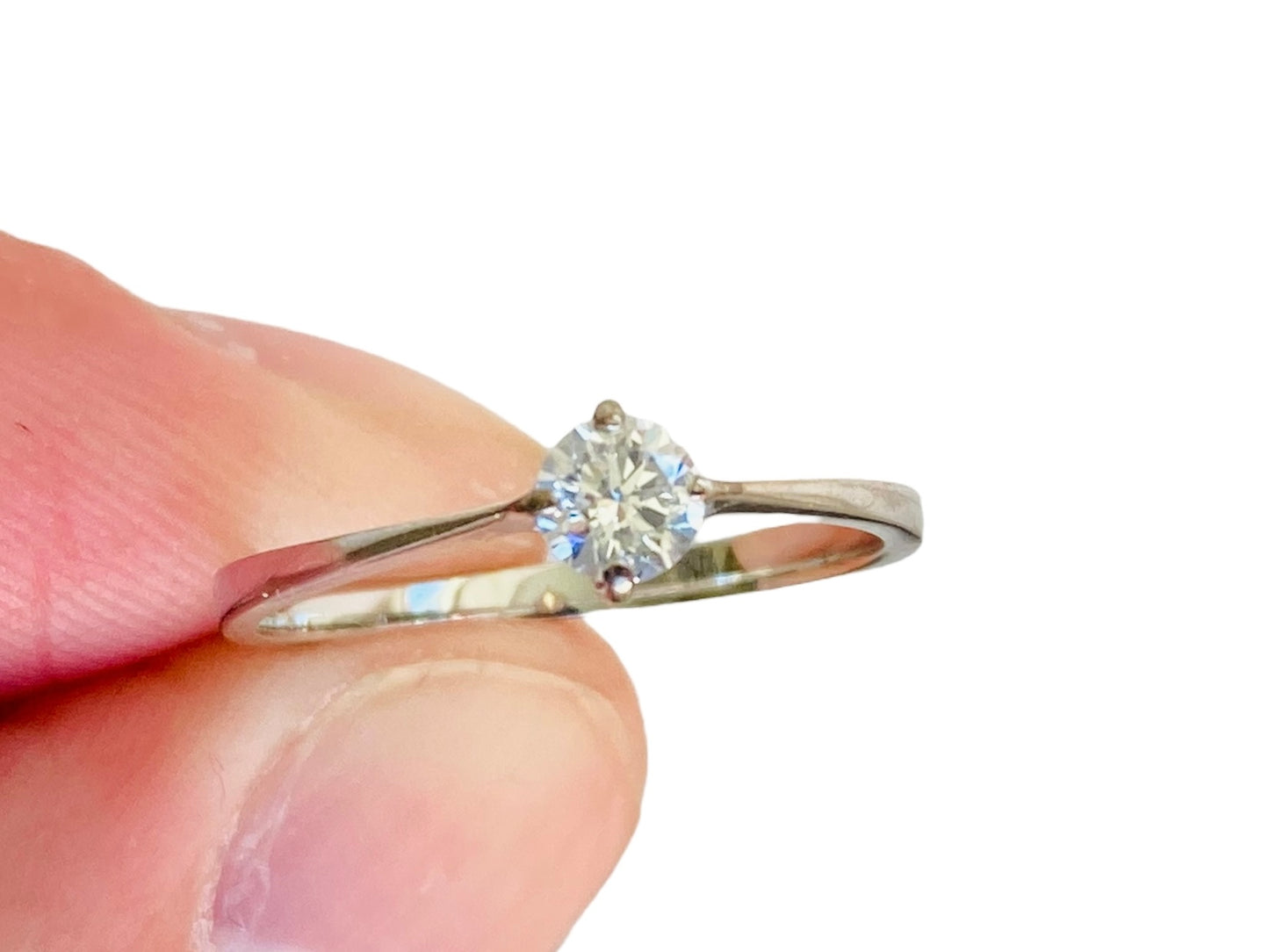 9ct Gold Diamond Solitaire Ring