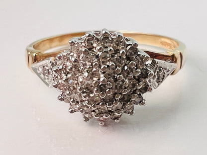 9ct Gold Diamond Ring