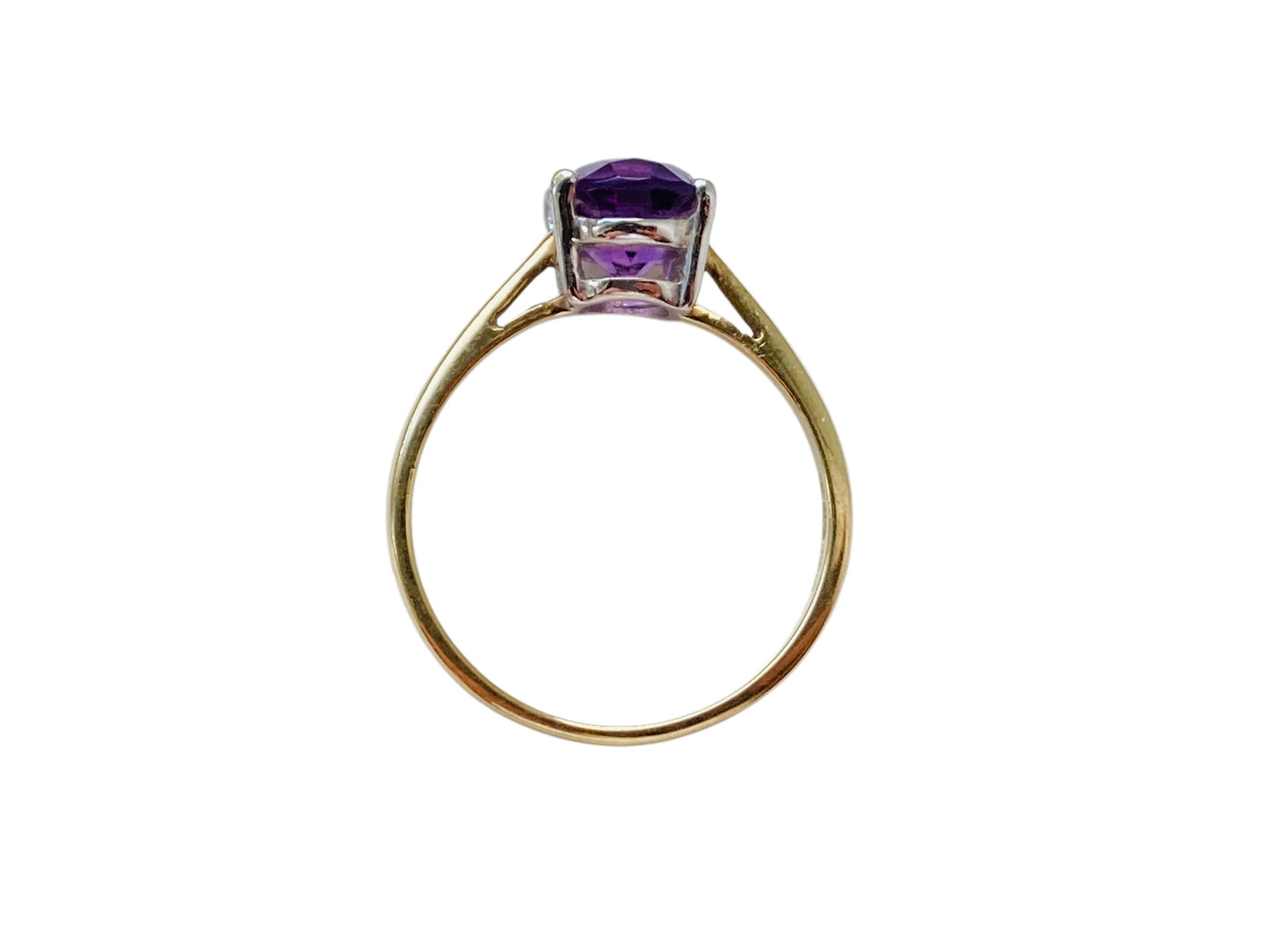 9ct Gold Amethyst Ring