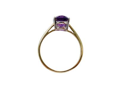 9ct Gold Amethyst Ring