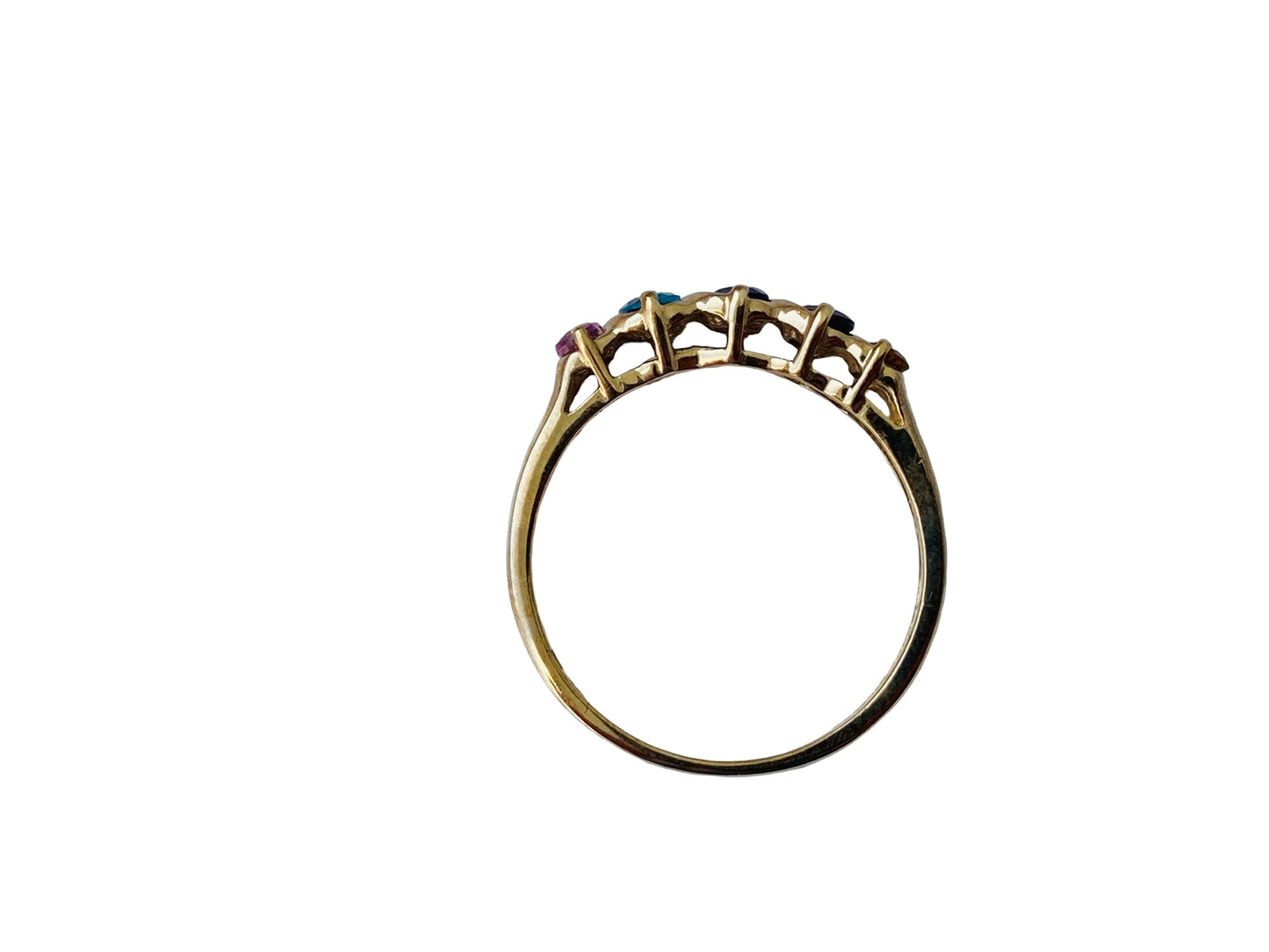 9ct Gold Multi-Gemstone Ring