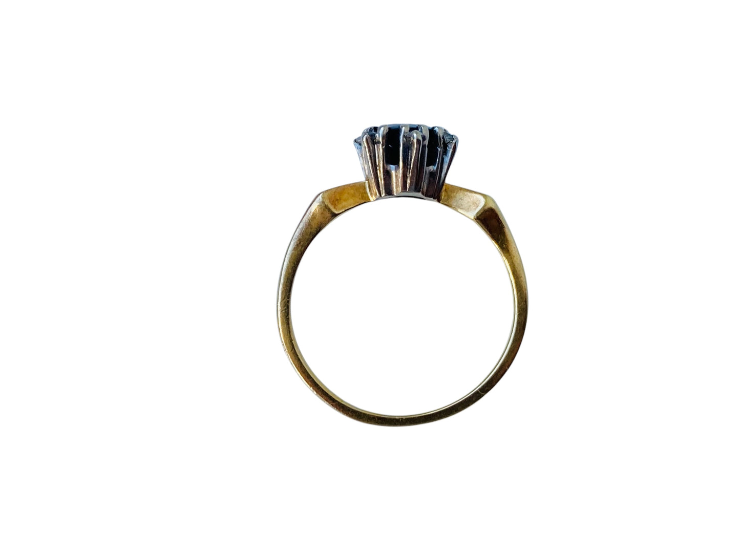 Vintage 18ct Gold Sapphire & Diamond Ring