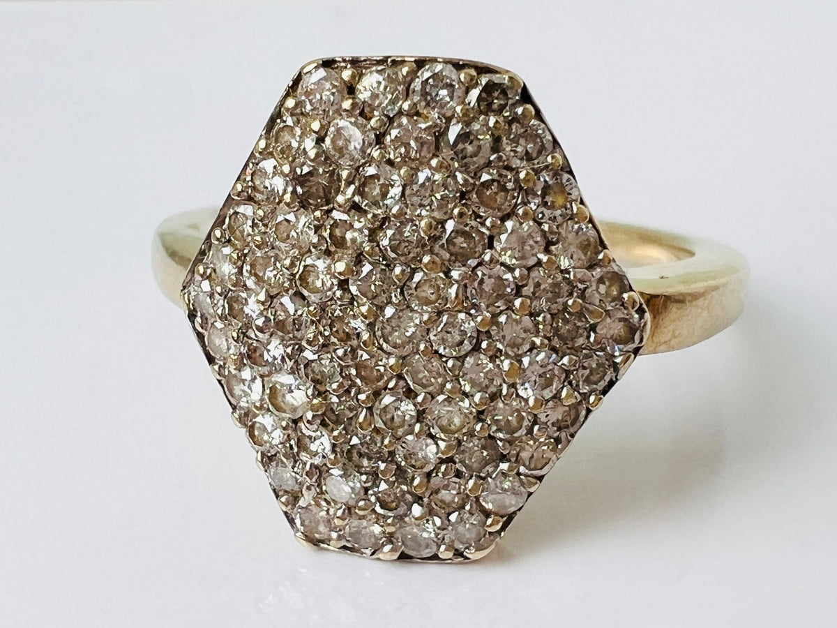 9ct Gold Diamond Ring