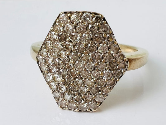 9ct Gold Diamond Ring