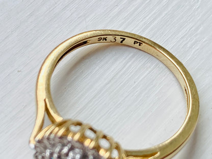 9ct Gold Diamond Ring