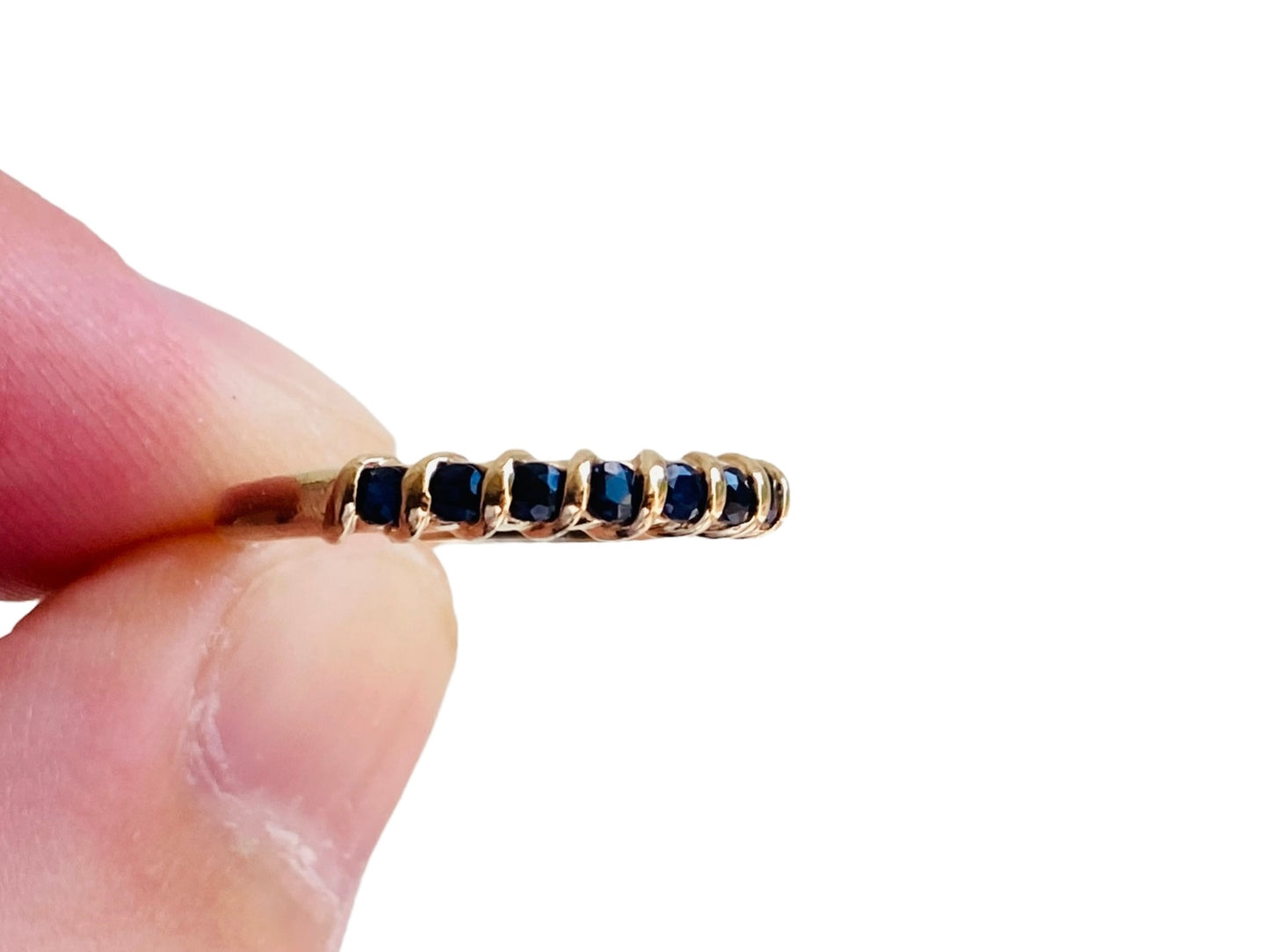 9ct Gold Sapphire Stacking Ring