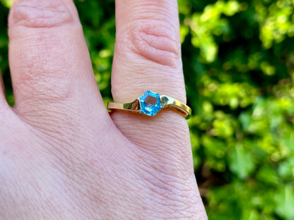 9ct Gold Topaz Ring