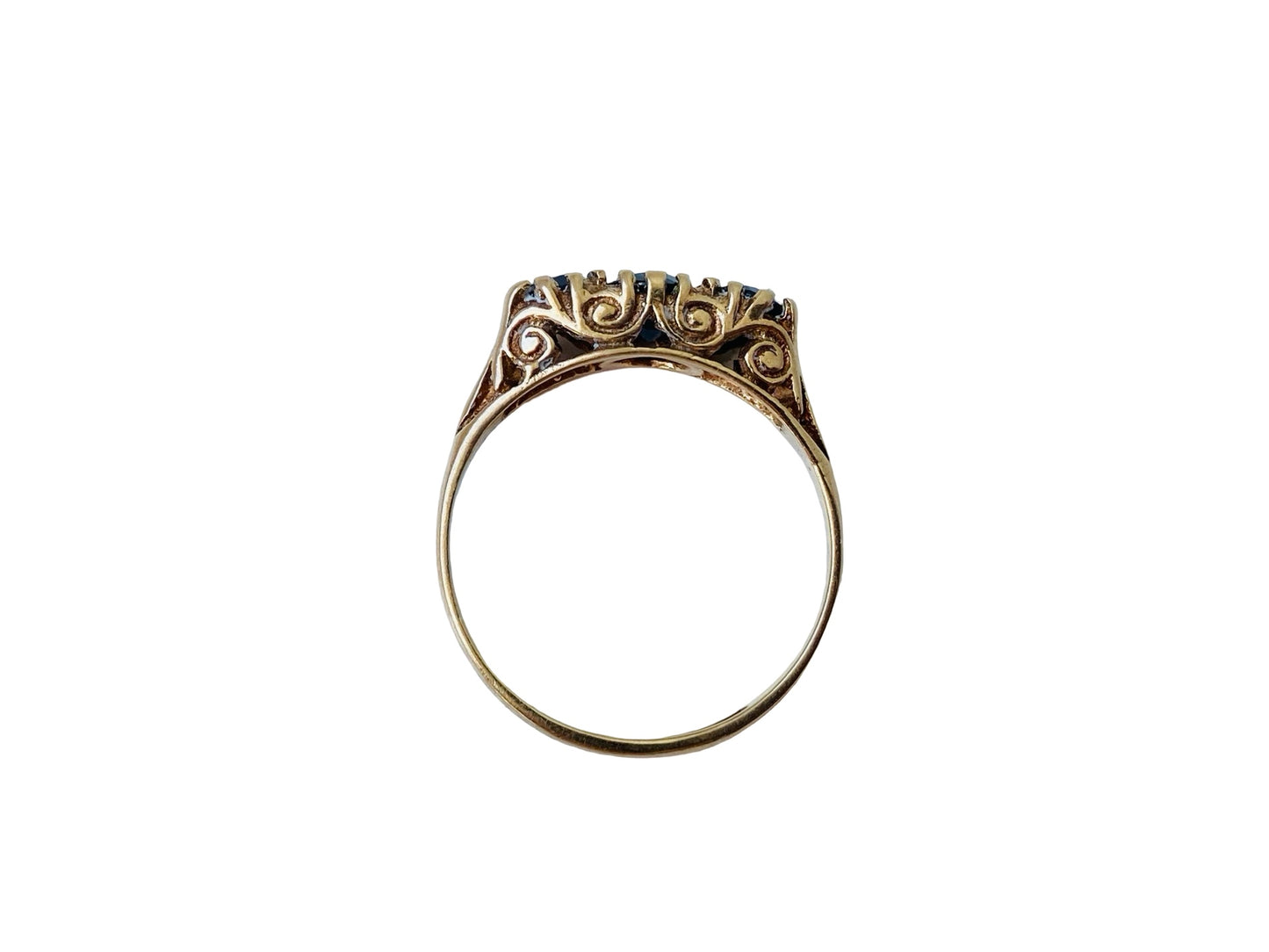 Vintage 9ct Gold Sapphire Ring