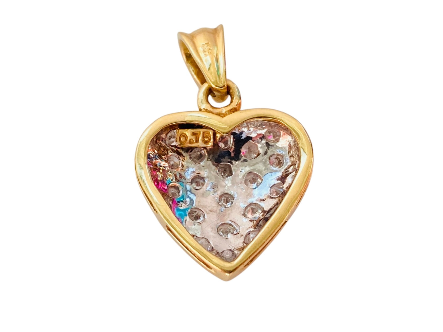 18ct Gold Diamond Pendant
