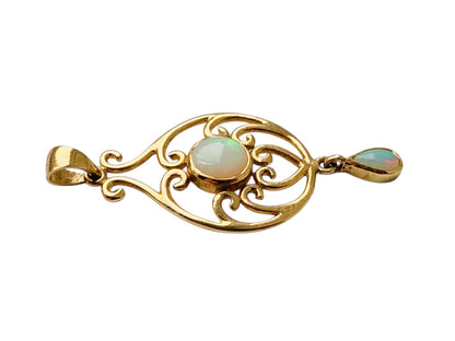 9ct Gold Opal Pendant
