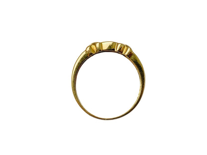 18ct Gold Emerald & Diamond Ring
