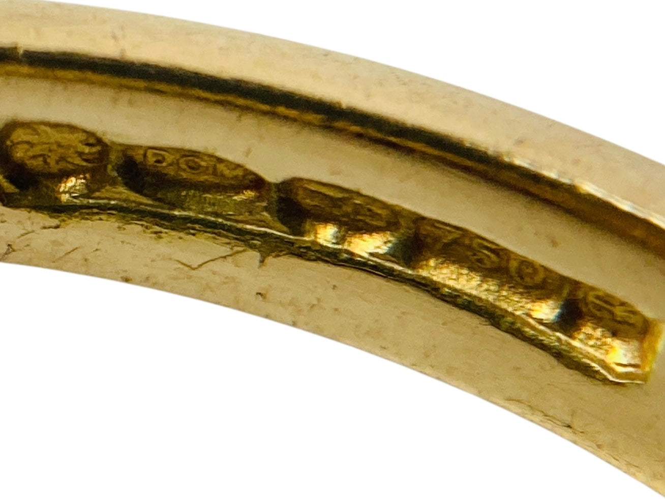 18ct Gold Citrine & Diamond Ring