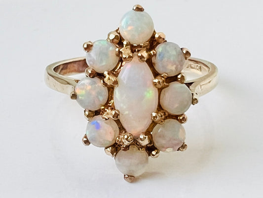Vintage 9ct Gold Opal Ring