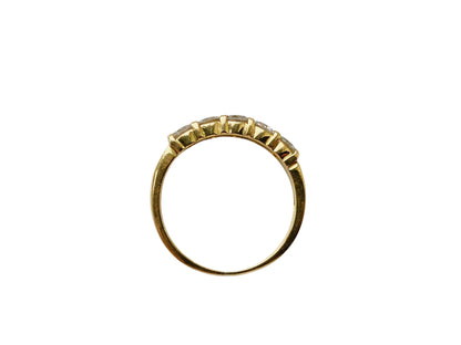 Vintage 18ct Gold Five-Stone Diamond Ring