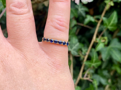 Vintage 9ct Gold Sapphire Ring