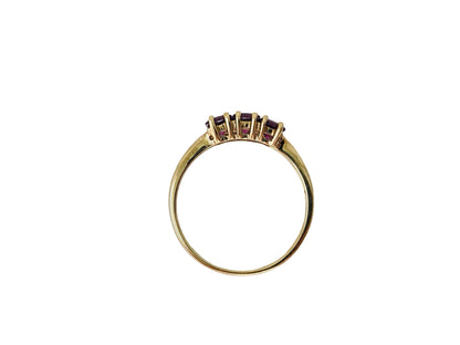 9ct Gold Rhodolite Garnet Ring