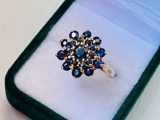 9ct Gold Sapphire Ring