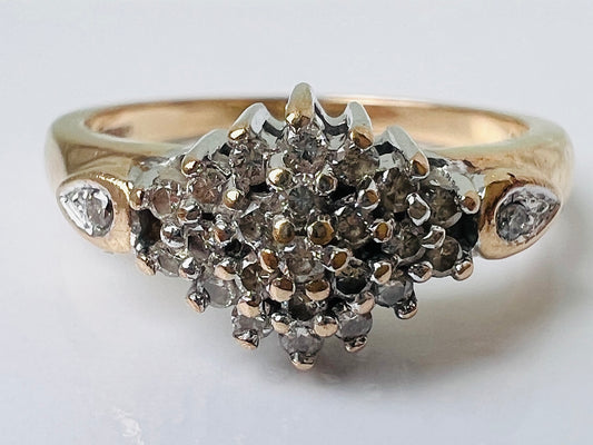 9ct Gold Diamond Ring