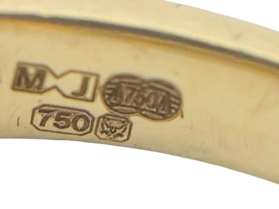18ct Gold Ten-Stone 0.33ct Diamond Ring
