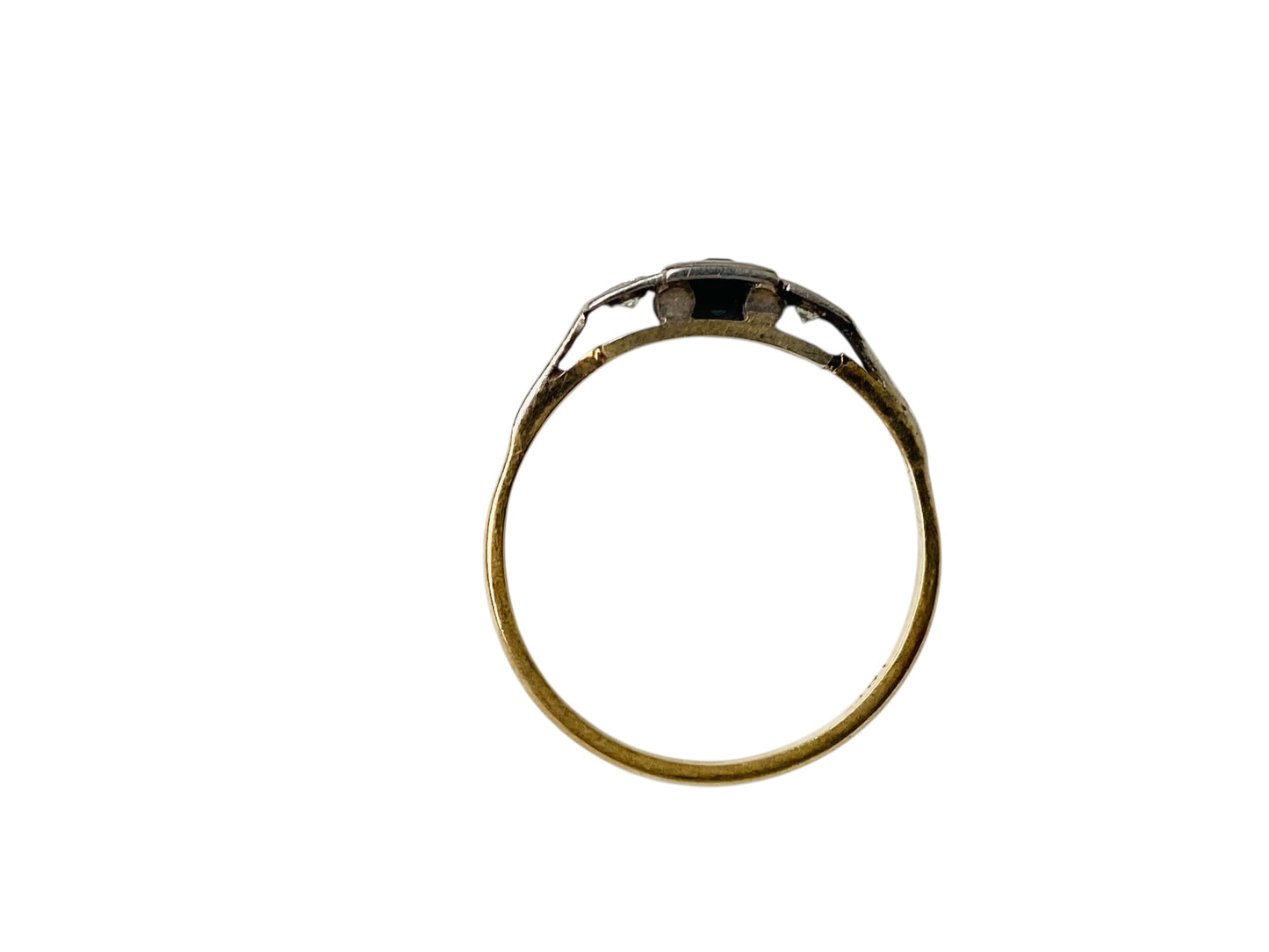 Vintage 18ct Gold Sapphire & Diamond Ring