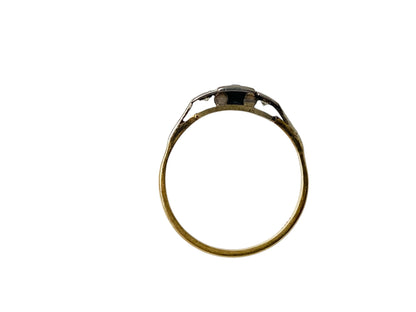 Vintage 18ct Gold Sapphire & Diamond Ring