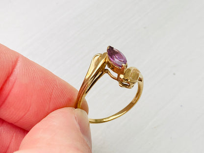 9ct Gold Amethyst Ring