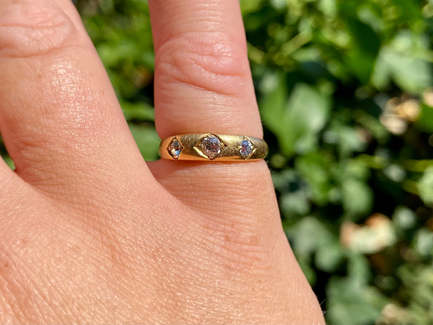 Antique 18ct Gold Diamond Ring