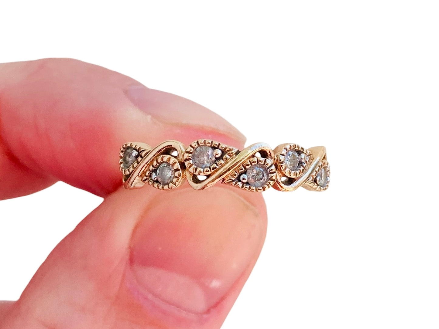 9ct Gold Diamond Ring