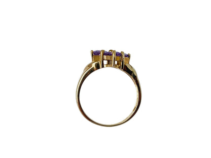 9ct Gold Amethyst Ring
