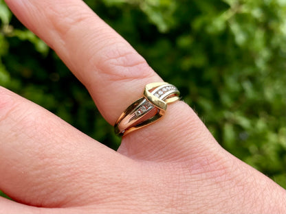 9ct Gold Diamond Ring