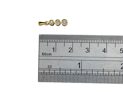 18ct Gold 0.20ct Diamond Pendant