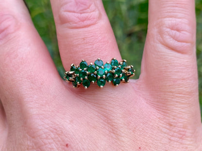 9ct Gold Emerald Ring