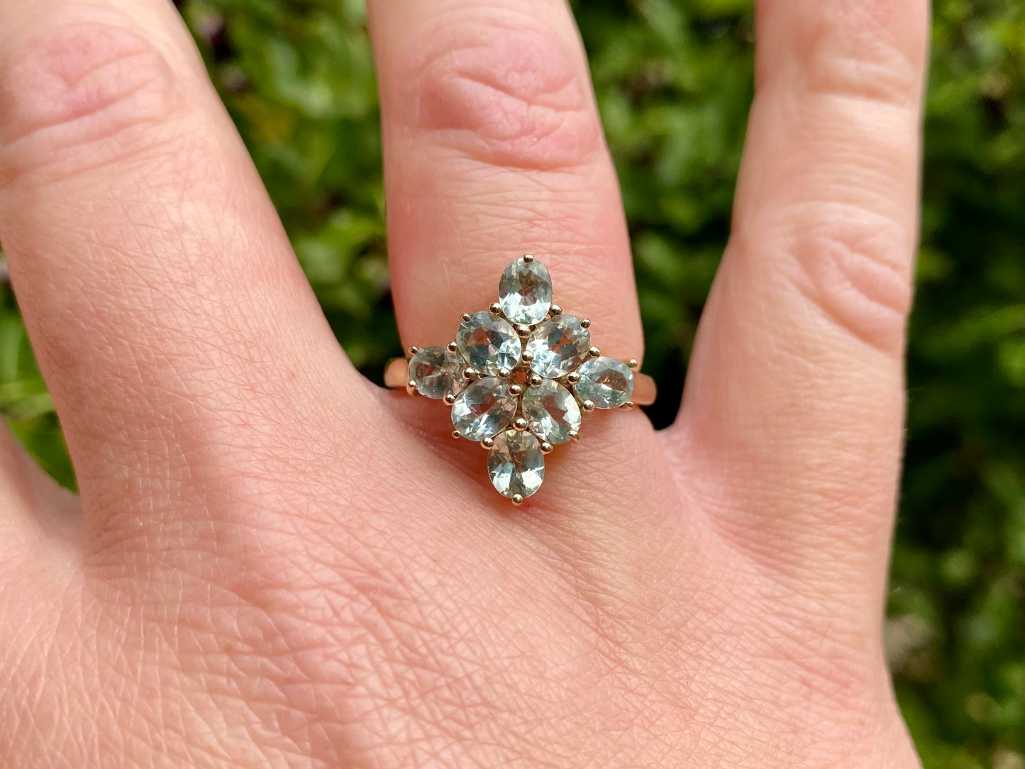 9ct Gold Amblygonite Ring