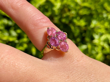 9ct Gold Pink Sapphire Ring