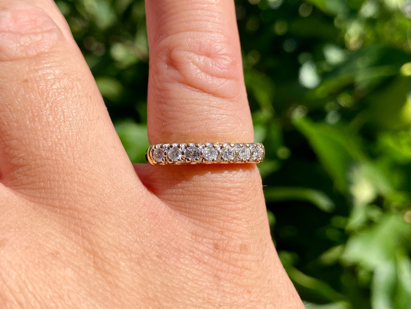 18ct Gold Seven-Stone 0.33ct Diamond Ring