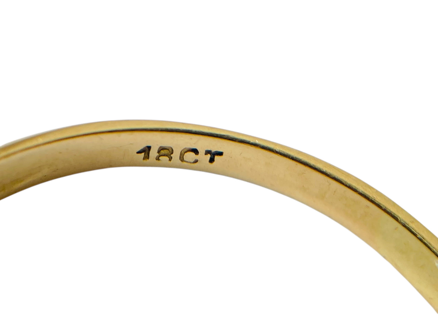 Vintage 18ct Gold Three-Stone Diamond Ring