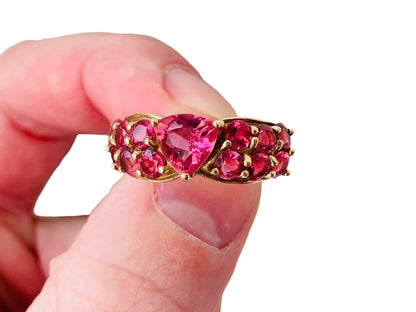 9ct Gold Pink Tourmaline Ring
