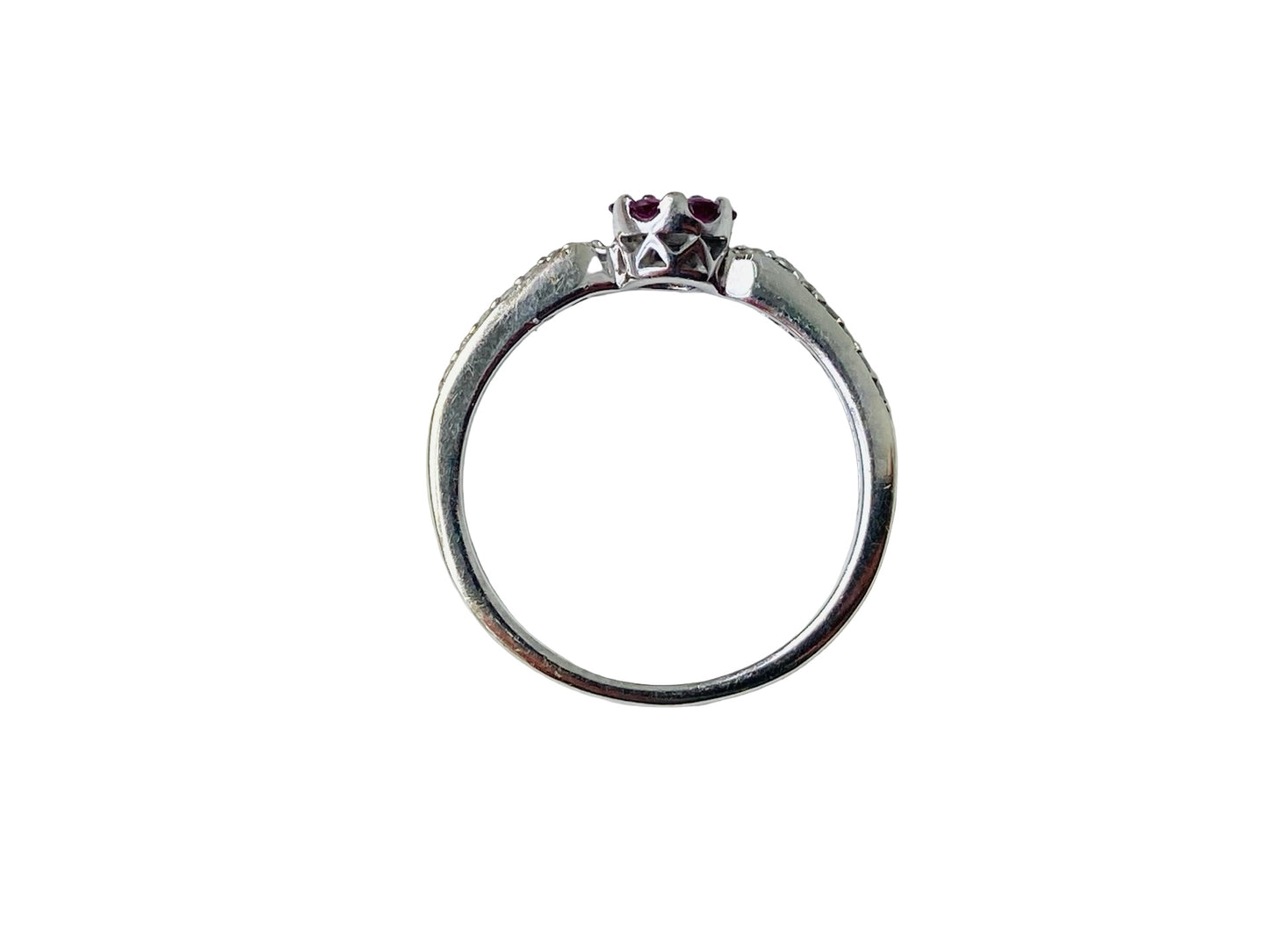 9ct Gold Ruby & Diamond Ring