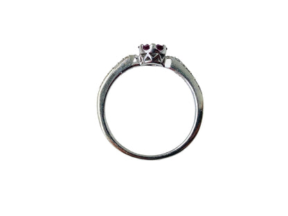 9ct Gold Ruby & Diamond Ring