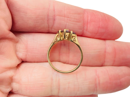 9ct Gold Rhodolite Garnet Ring