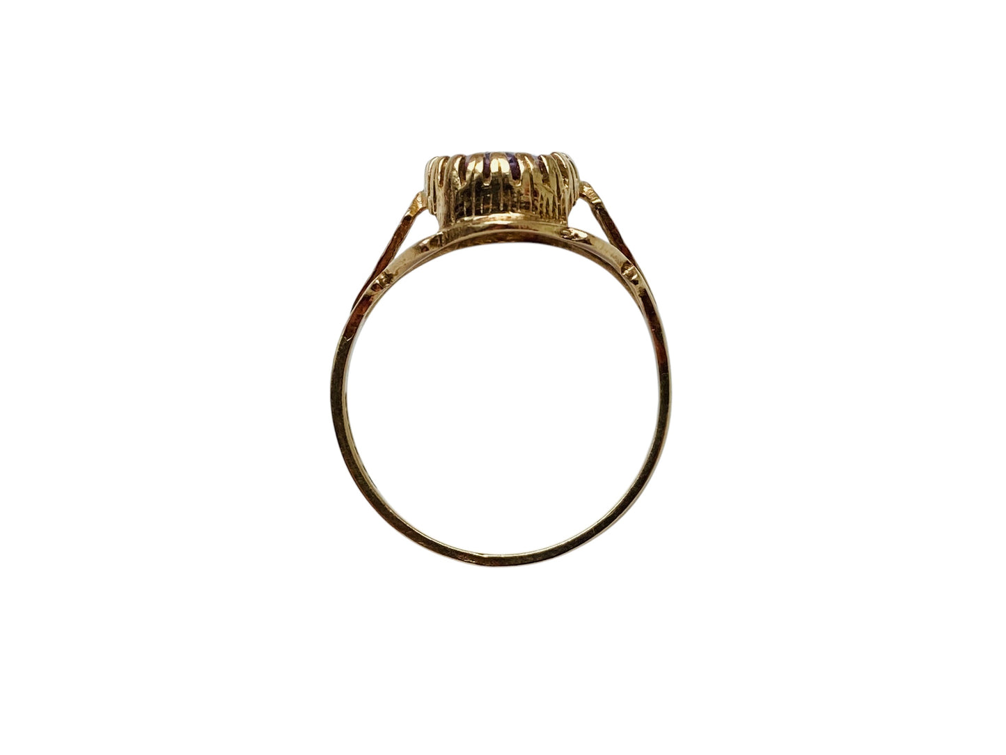 Vintage 9ct Gold Amethyst Ring