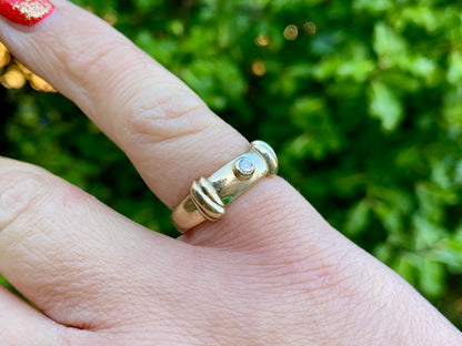 9ct Gold Diamond Ring